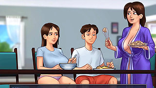 Summertime saga: stepbrother asks his stepsister if she wants to be his girlfriend ep 135