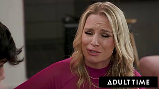 Big-Tits MILF Coworkers Rival for Intense Blowjobs and Handjobs Before Reverse Gangbanging