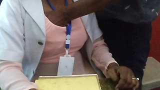 The Doctor Quenched the Thirst of the Patient.