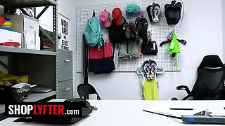 Shoplyfter - naughty hoe penelope forest undressed and nailed by the perv security officer