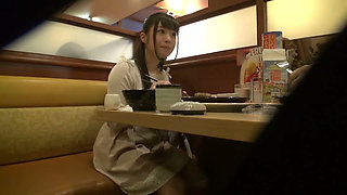 Cute Girl with Fair Skin and Beautiful Hips Writhing in Shame During Sex in a Bright Room