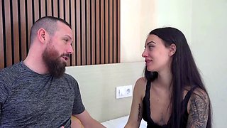 My Girlfriend Tells Me Her Fantasies Before Bed and Gets So Horny We End Up Fucking Until I Cum on Her Face