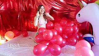 Balloon Destruction with My Butt