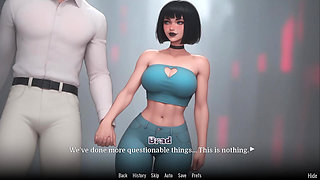 Obsessed Lucy #4, She Uses Her Feet, Animated Cute Roommate Porn Game