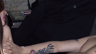 Luchiibb Fucks Her Boyfriend's Best Friend Next to the Fat Cuckold! Creampie