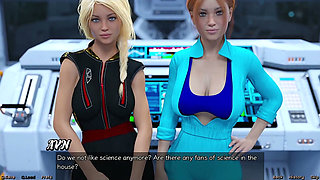 Stranded in Space - Choosing Between the Stepsisters Busty Red Head or the Beuatiful Busty Blonde Virgin