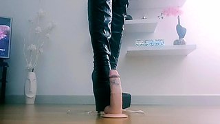 Girls Out West Amateur double toy masturbation