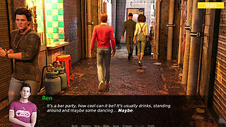 Erotica 4 - Riley, Ren and Lilly Dance at the Bar Then Plan a Night Together