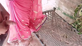 Desi Aunt Trilokinath Hot Outdoor Fuck with Stepson