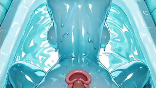 Hentai anime - Big ass woman sits in my meadow to pump my milk