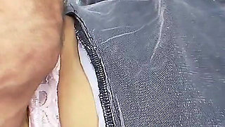 Horny Hotel Scene 3: Sexy Big-blonde Bootied Maid in Lingerie Loves Her Client's Cock