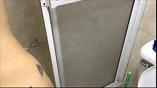 Stepsister Fucking, Boobsjob, Shower, Cum POV