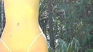 Hooping, Stripping, and Creamy Orgasm