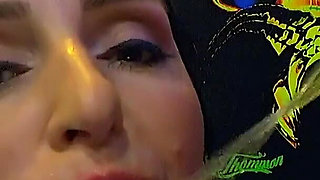 Devot Delia gangbang & pissing session