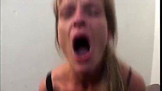 Mature StepMom with Big Natural Tits Gets Rough Double Penetration Fucking - German HD