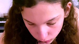 Two college babes giving handjob POV