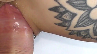 Three Hole Slut Gets Fucked in All Holes & Used by Big Cock