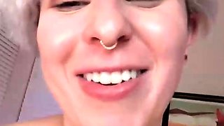 Big boobs webcam slut toys her asshole