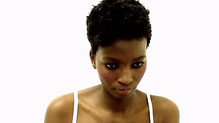 South African Babe With Black Beauty