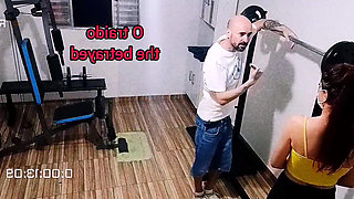 Wife Cheating on Her Husband at the Gym Behind His Back!