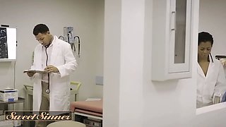 Tastey sinner - ambitious pre-med college girl sheds her lab coat & seduces her educator for mighty xxx