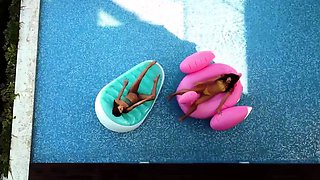 StepSisters Have Sneaky Lesbian Threesome. Haley Spades
