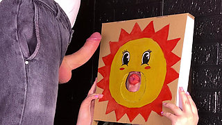 Gloryhole - Face-in-hole Board. I Fucked the Sun