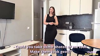 An innocent photo shoot turned into fucking with my stepbrother