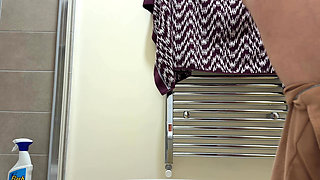 POV Toilet dirty pee creamy hairy pussy desperation compilation