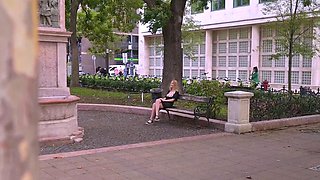 Ex wifey blonde homemade solo masturbation fun