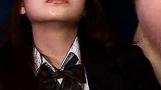 Japan Teen gives a Hot Blowjob to a Stranger at a Party until he Cums