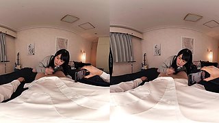 Japanese Student VR Blowjob With Long Hair POV Heat