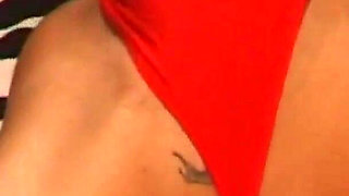 Wonderful Sexy Amateur Masked MILF Touches Her Big Tits and Hairy Pussy