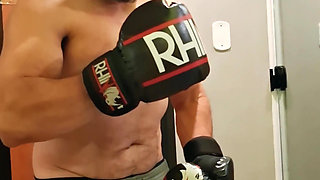Gouine Wrestler - POV Muscle Worship Training Session