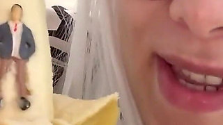 Giantess Stepsister Eats Tiny Stepbrother Puts