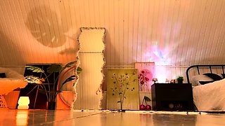 Amateur Webcam Teen Flashes Masturbates