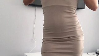Tight Dress Jerk off