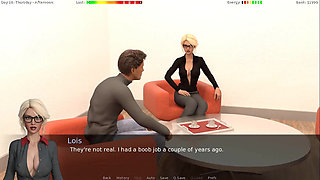The Roommate Sexy Secretary with Big Fake Tits - Episode 16