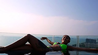 Anal penetration for my big ass Thai GF