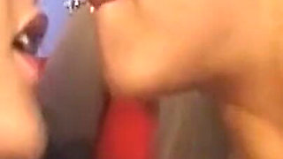 Blonde MILF Devours Cock Fresh From Brunette's Dripping Pussy
