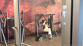 Fucked His Beautiful Big Tits Gym Crush Doggystyle.mp4 - Bukkake