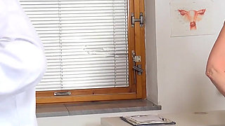 Anal Temperature Measurement of Hot Granny Lotty Blue