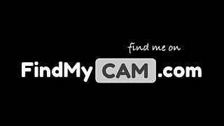 Skinny British Blonde Strips on Webcam