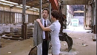 Milf doing blowjob outdoors