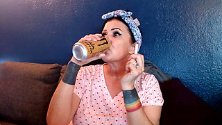 Lovely Woman Smoking with You