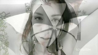 PISS DRINKING DAP-Slutty Nemesi Swallows Golden Pee While Taking