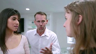 Brooklyn Gray and Cleo Clementine - Domino Daughter Dick