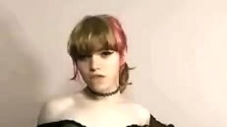 Cumbrain Amateur Dildo Blowjob With Face Close Up