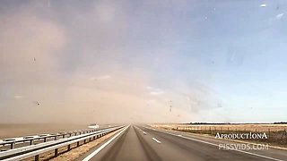 Golden Shower Pissing Through The Window And Washing My New Car With Pee