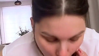 Cumhungry Wife Just Really Want to Fill Her Mouth with Hot Cum